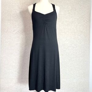 Dakini Black Cross Back Active Dress